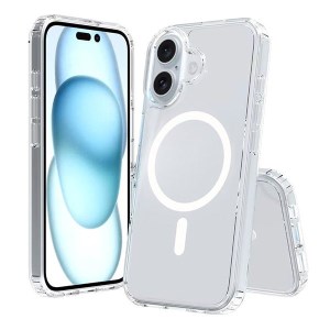کاور مگ سیف مدل clear case مناسب برای گوشی موبایل اپل iphone 16